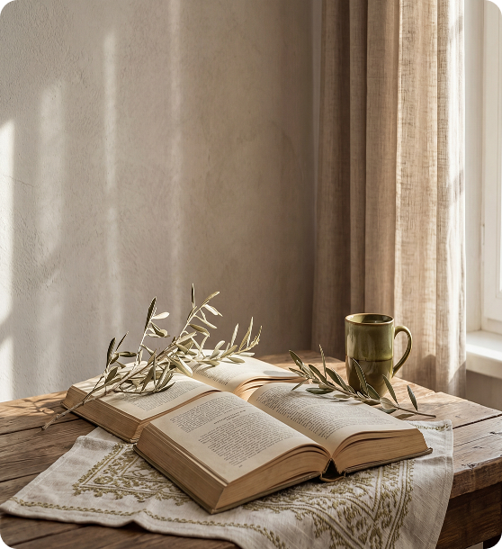 Книга на столі